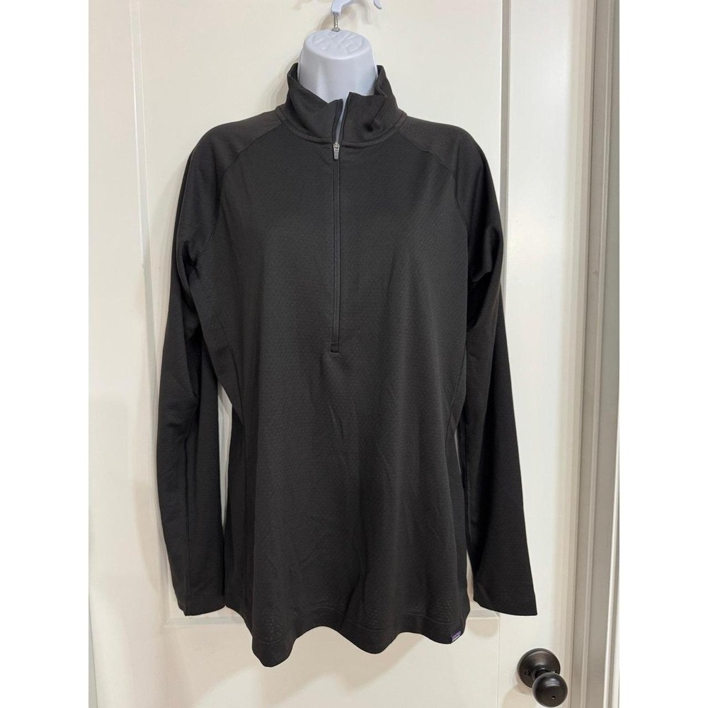 Patagonia Capilene Midweight Zip-Neck Top black XL